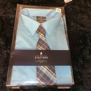 Stafford Beach Blue Men’s Dress Shirt